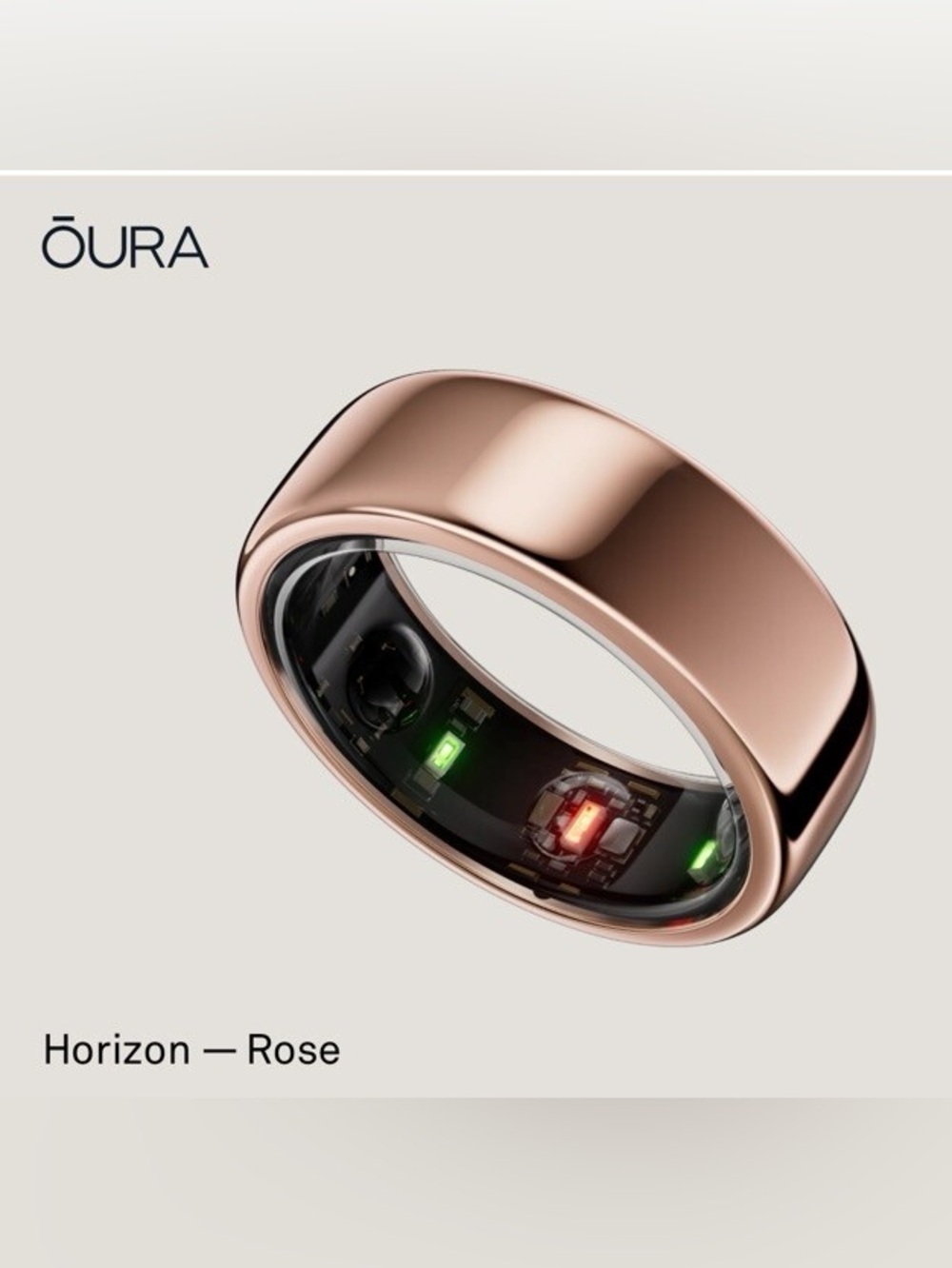 BRAND NEW UNOPENED - Oura Ring - Gen 3 - Size 10 - Horizon - Rose Gold